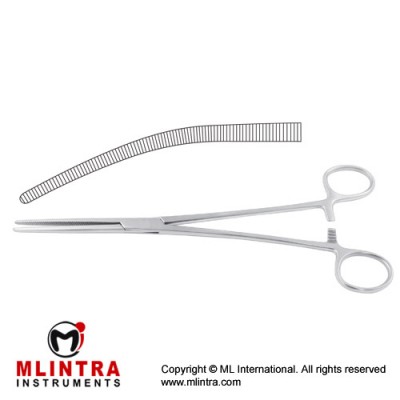 Sarot Haemostatic Forceps Curved Stainless Steel, 24.5 cm - 9 3/4"
